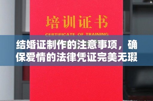 台山结婚证制作的注意事项，确保爱情的法律凭证完美无瑕